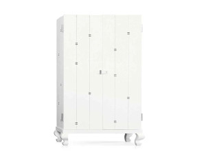 Шкаф из массива дерева с распашными дверцами