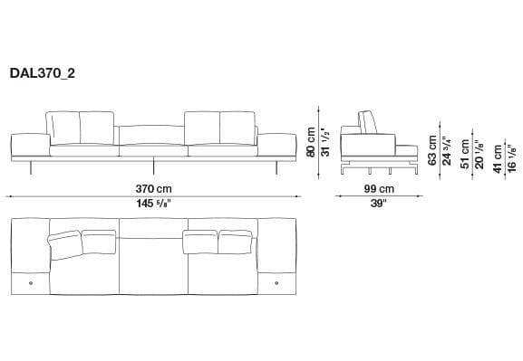 Кожаный диван B&B Italia док ARCH-00130675 - Вид №188