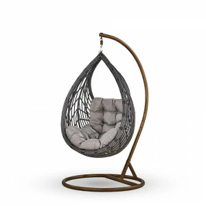 Подвесное кресло серое Dark Grey AFINA  286103 Серый