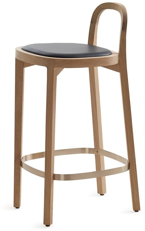 Woodnotes Табурет из дуба со встроенной подушкой Siro+ sun-id-1516158 - Вид №2