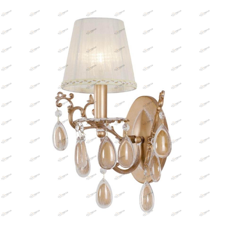 Бра металлическое с абажуром белое Diadema 2442-1W FAVOURITE DIADEMA 00-3929889 Белый