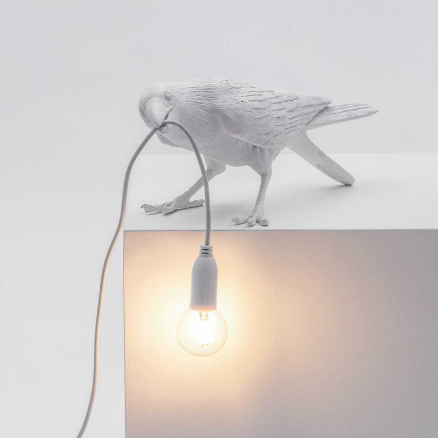 Светильник настенный Bird Lamp Playing, белый Seletti 14733 - Вид №3
