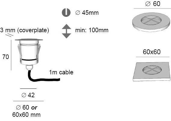BEL-LIGHTING Светодиодный ступень из нержавеющей стали для улицы  7014-7015  - Вид №2