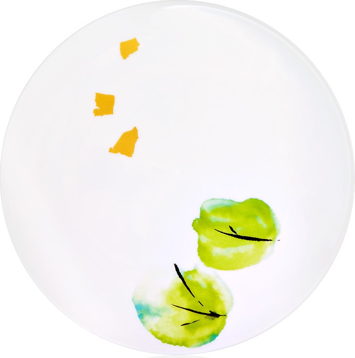 10525559 Dibbern Тарелка закусочная Dibbern "Примавера" 21см Фарфор костяной 