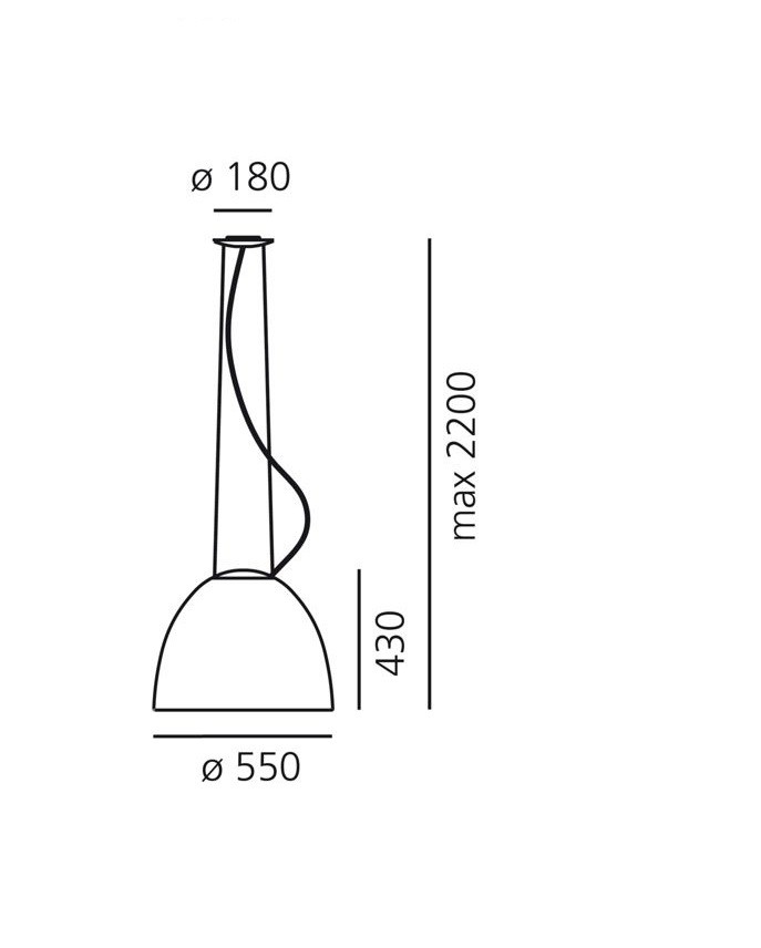 Artemide NUR GLOSS A242310 подвесной светильни 86594 - Вид №2