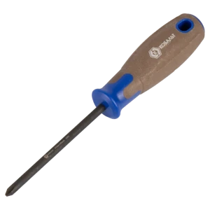 Отвертка крестовая КОБАЛЬТ PH2x100 мм - надежный инструмент для точных работ 89373899