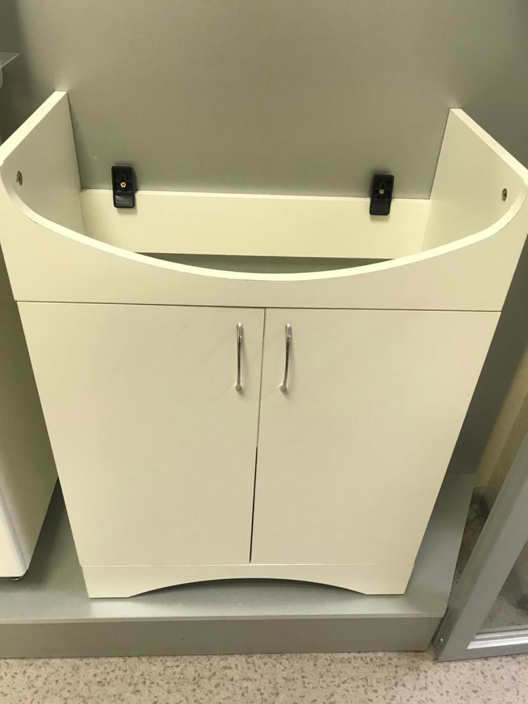 У22938 Тумба Уют 50Н 2д, Белая 1 Marka Уют - Вид №1