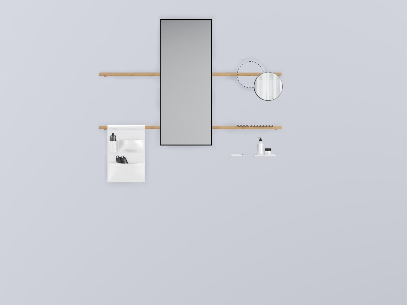 SWSTRE-RN+SWSPR-NM+SWSPI-CM+SWM10-BI+SWM20-BI+SWSCR-BI . прямоугольный дерево cielo Siwa Ceramica Cielo