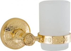 H6600/16GOLD Sanibano Nilo, настенный стеклянный стакан, цвет золото