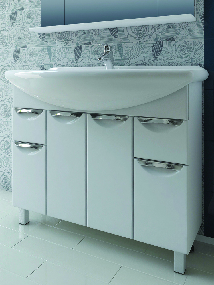 Тумба Callao 1050 (под ум Энигма)1000⨉300⨉830 мм белый Santreyd sun-id-664524 - Вид №1