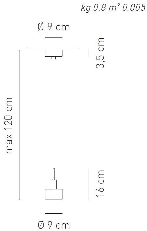 AXOLIGHT Галогенная подвесная лампа из хромированного металла Ax 20 sun-id-1477698 - Вид №2
