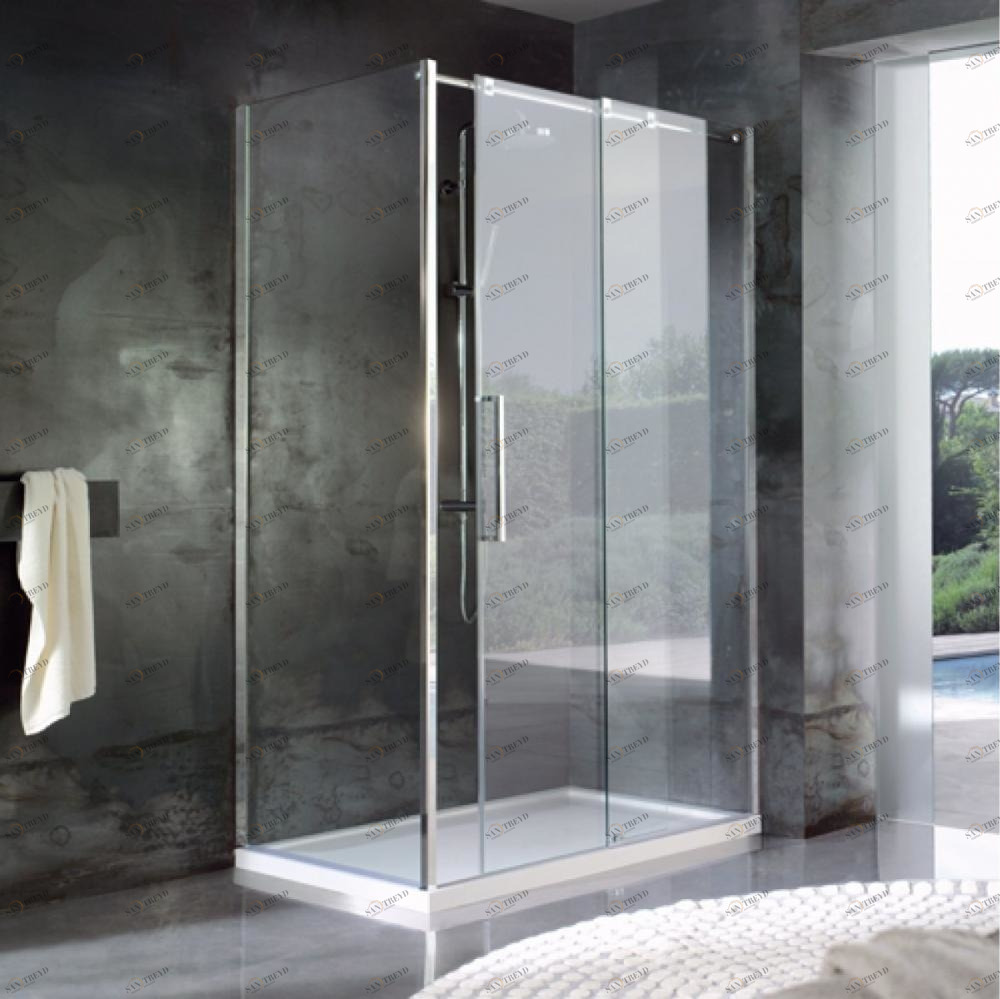 Душевой уголок Look L01 110x100 см Karolitalia BLUBLEULOOKL01110X100