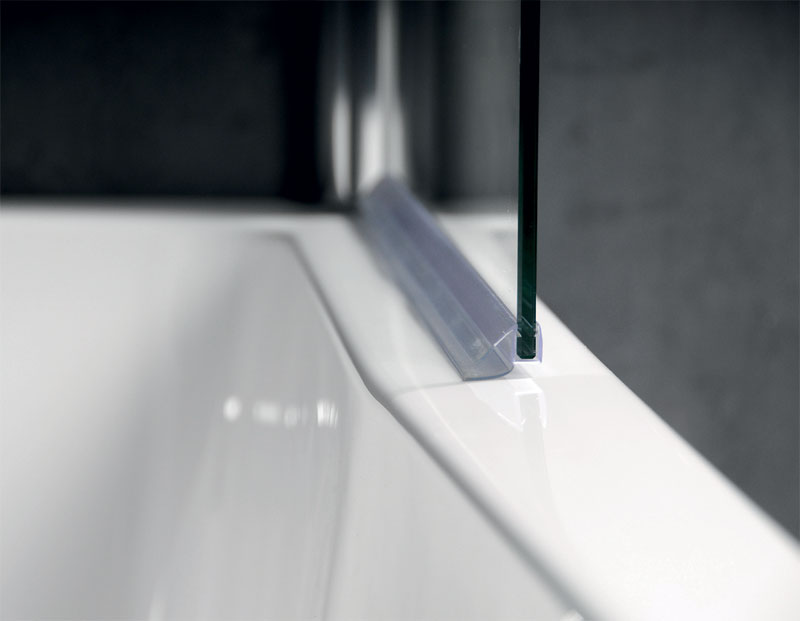 BS-75 Душевое ограждения на борт вынны Polysan Чехия  - Вид №2