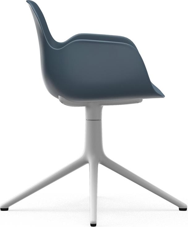 606123 Кресло Swivel 4L White Alu Blue Normann Copenhagen Form - Вид №2