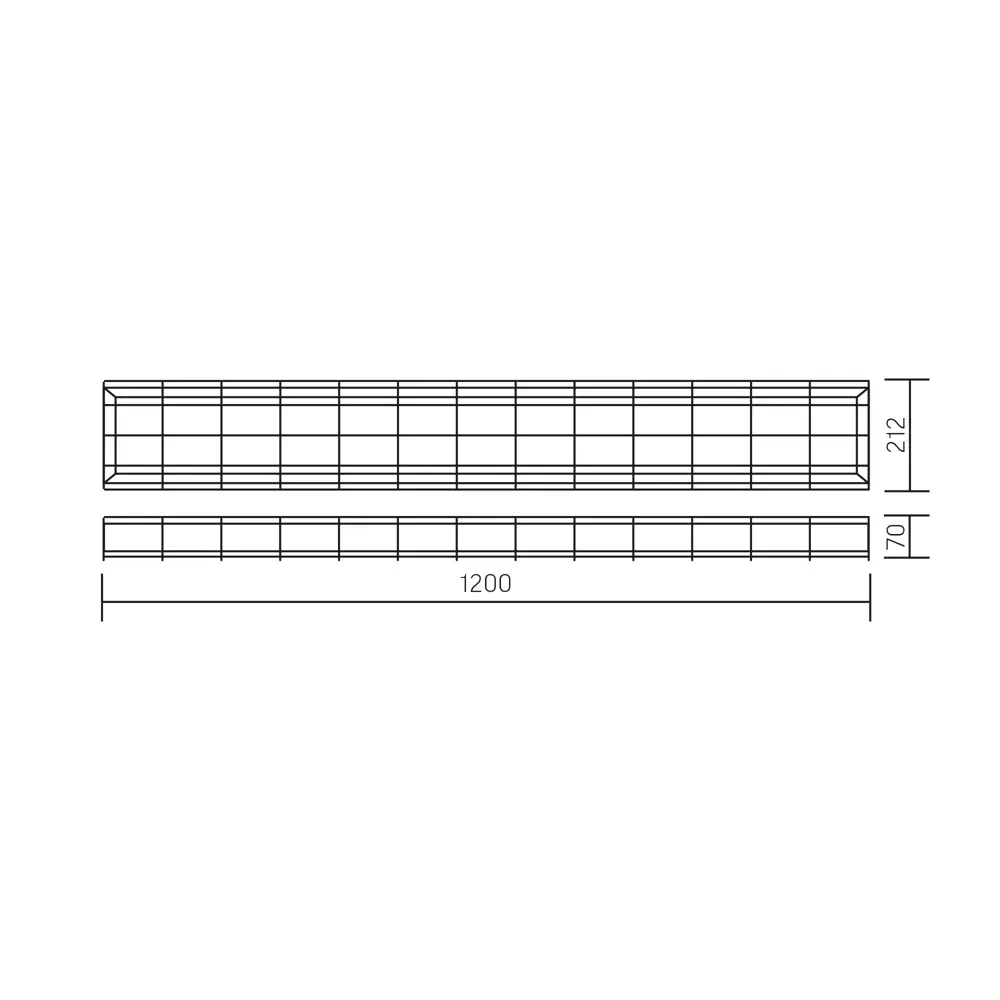 Панель светодиодная Varton 1200/212/70 OPL 42 Вт 1200x212 мм 4400 K IP40 82656357 STLM-2171589  - Вид №8