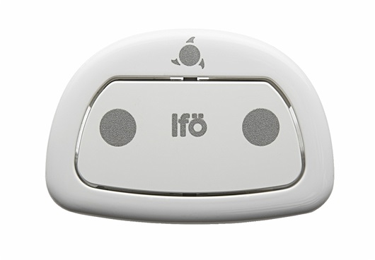 Z98310 Кнопка смыва IFO Sign, белая, с одинарным смывом Fresh WC 