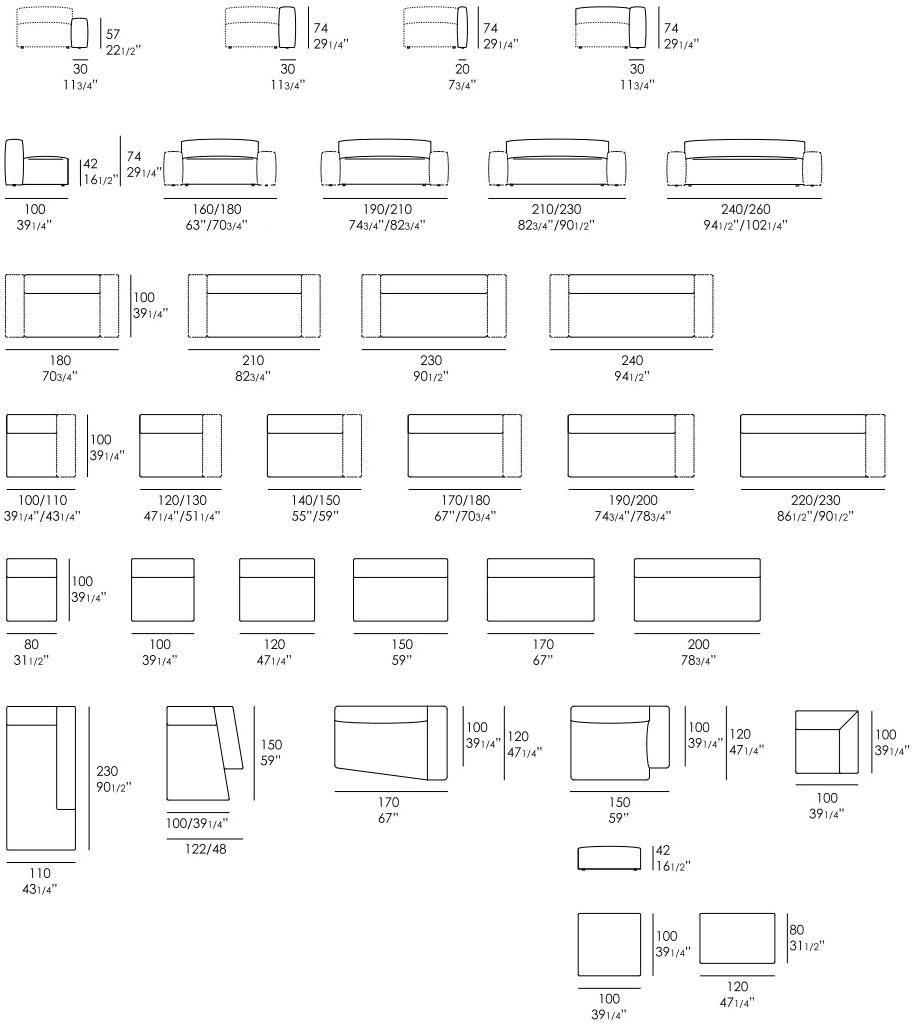 JESSE Кожаный диван с шезлонгом Daniel sun-id-1353673 - Вид №3