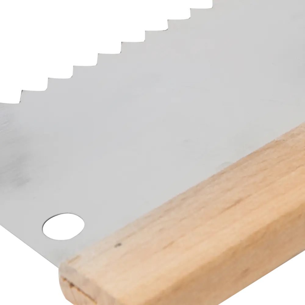 Шпатель зубчатый DOMINUS 250 мм для клеевых составов 81952431 STLM-0014871 - Вид №1