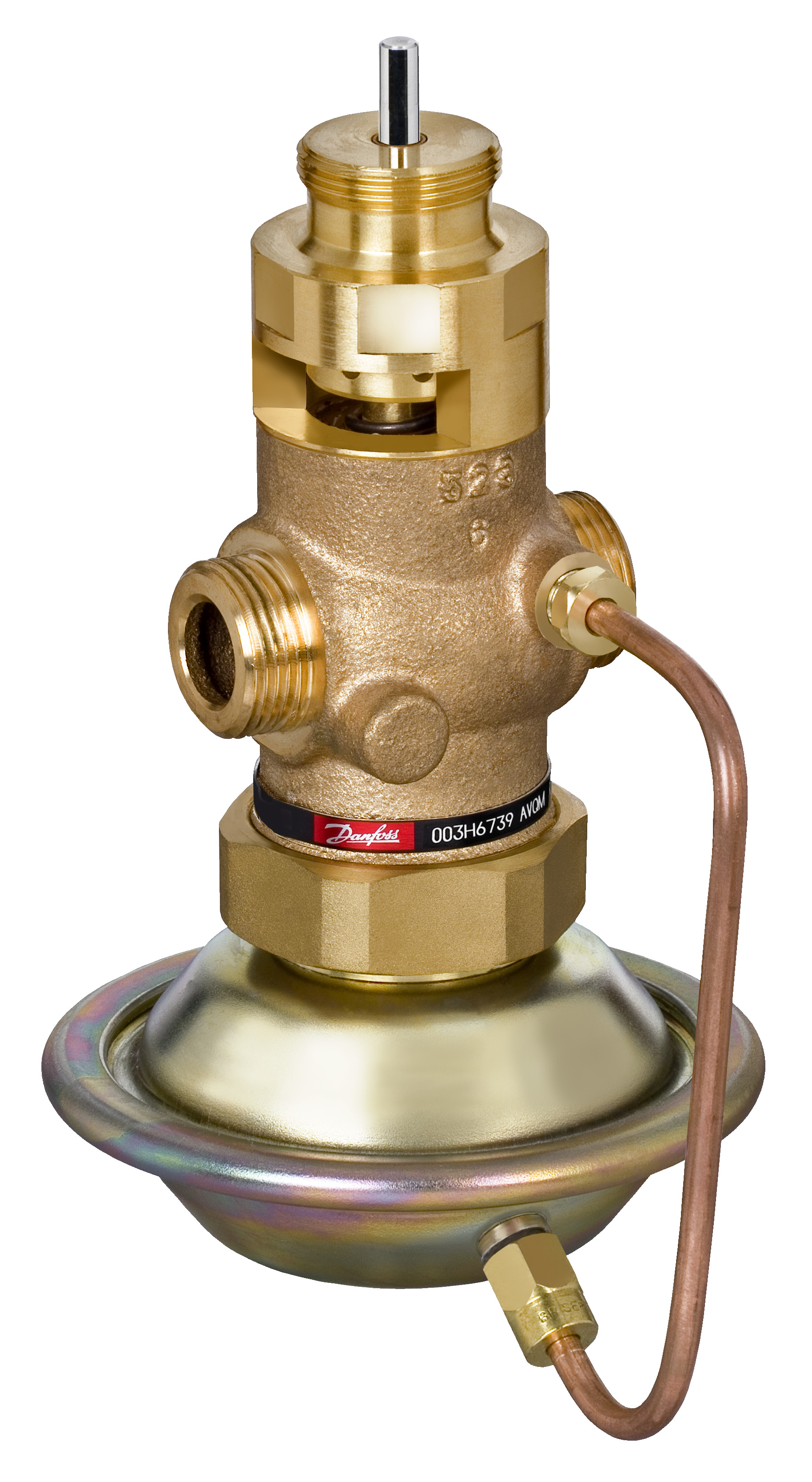 Danfoss Клапан регулирующий комбинированный AVQM с наружной резьбой или фланцевый Комб. р-рAVQM PN25 50/25 //0,2/фл. 003H6758  - Вид №18