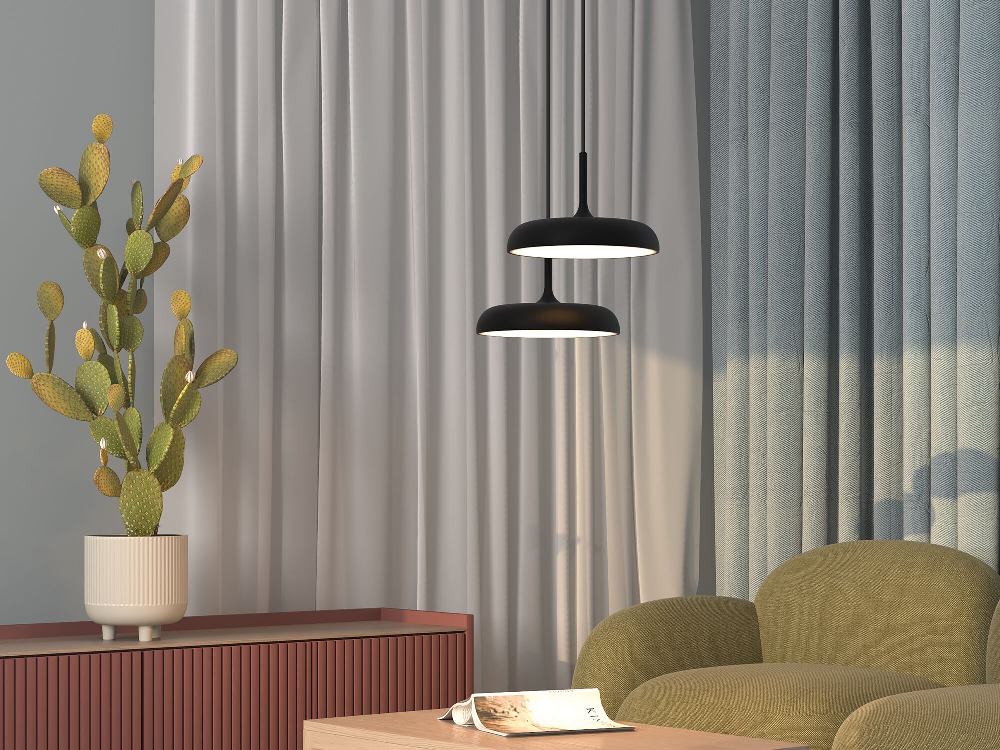 Металлический светодиодный подвесной светильник Maytoni GERHARD ARCH-00037720 - Вид №6