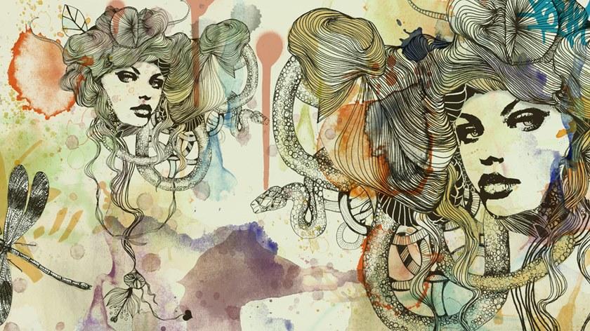 MOMENTI Авторский художественный принт Crazy home paintings Gi-019 - Вид №1