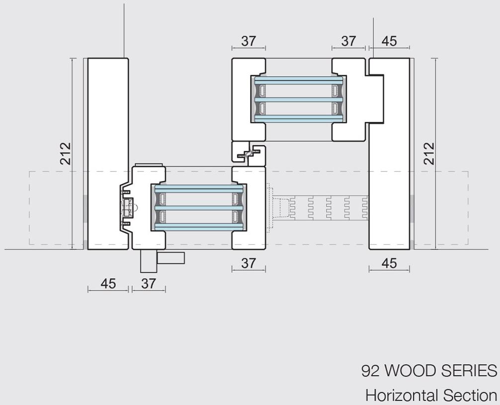 CARMINATI SERRAMENTI Подъемно-раздвижная деревянная дверь с двойным остеклением Skyline system sun-id-1382330 - Вид №12