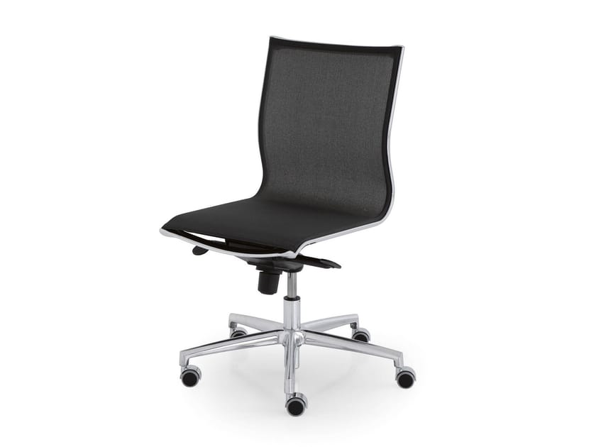 Кресло для офиса с откидывающейся спинкой с колесами FANTONI Seating system ARCH-00132038