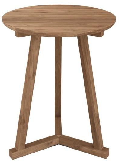 Ethnicraft Журнальный столик из тикового дерева Teak tripod 14212 - Вид №1