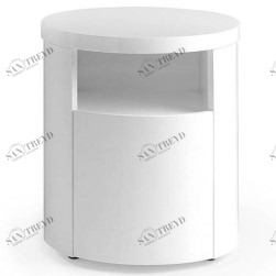 Тумбочка прикроватная белая Style от Angel Cerda ANGEL CERDA  148640 Белый 