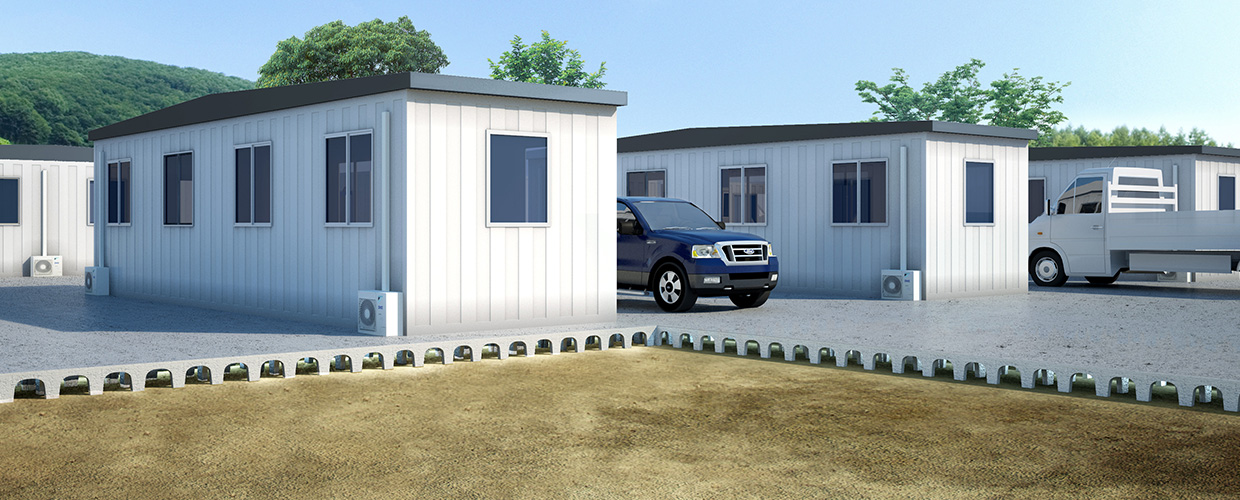 Multimodulo Опалубка для вентилируемых полов Geoplast  - Вид №2