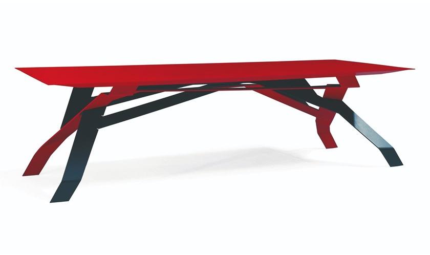 Moroso Прямоугольный стол из стали и хрусталя sun-id-1361752 - Вид №2