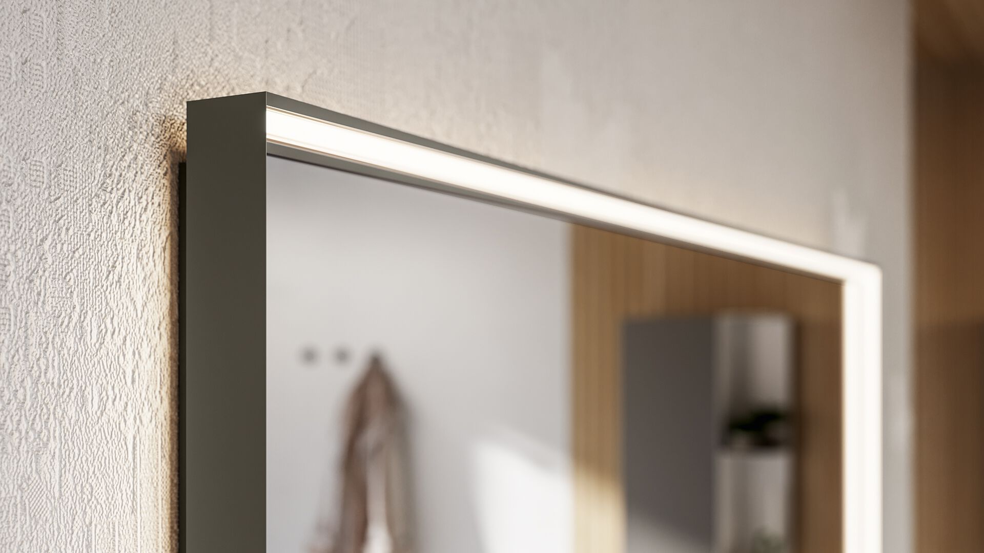 Зеркало со встроенным освещением для ванной комнаты INDA® PIRANO + ARCH-00100076 - Вид №7