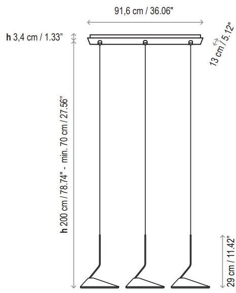 BOVER Светодиодная подвесная лампа Nón lá sun-id-1482737 - Вид №2
