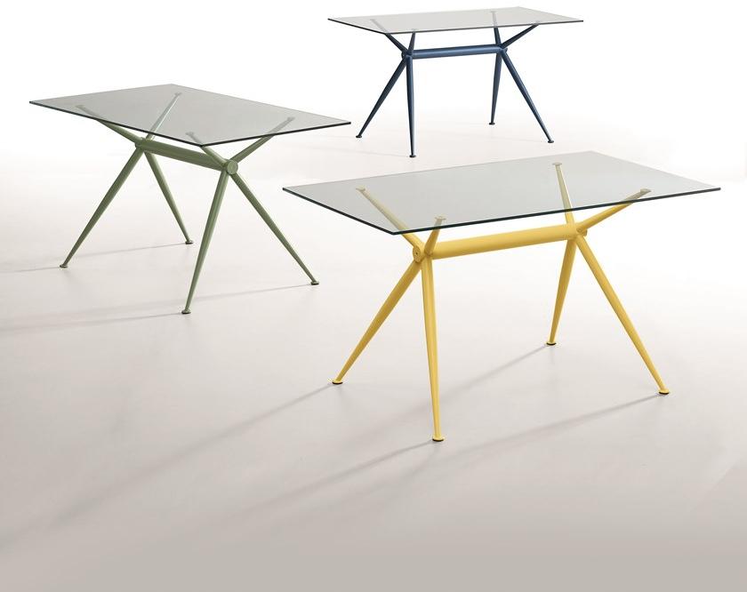 Midj Прямоугольный обеденный стол из стекла sun-id-1439352 - Вид №6