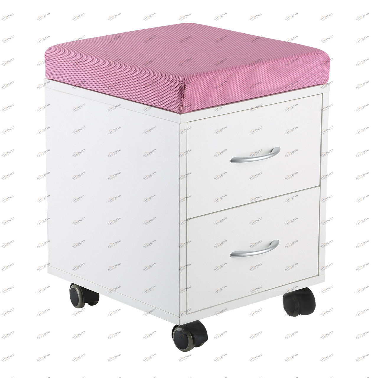 Тумбочка детская на колесиках розовая FunDesk SS15W Pink FUNDESK  00-3948565 Белый;розовый Santreyd 