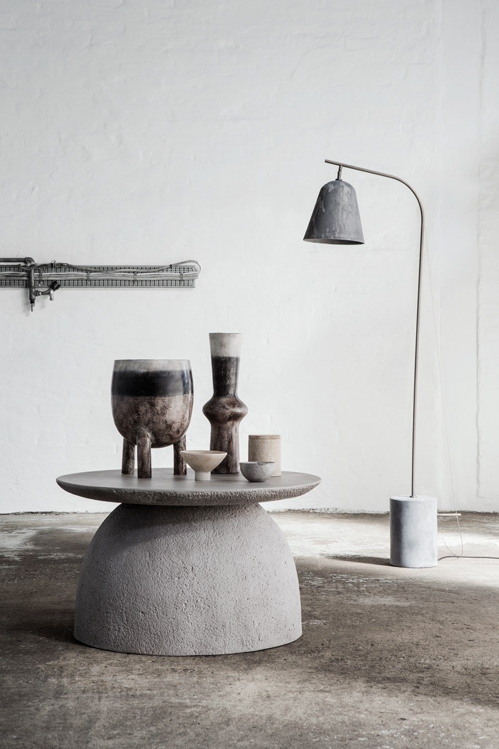 Алюминиевый торшер с мраморным основанием NORR11 Линейка ARCH-00054533 - Вид №6