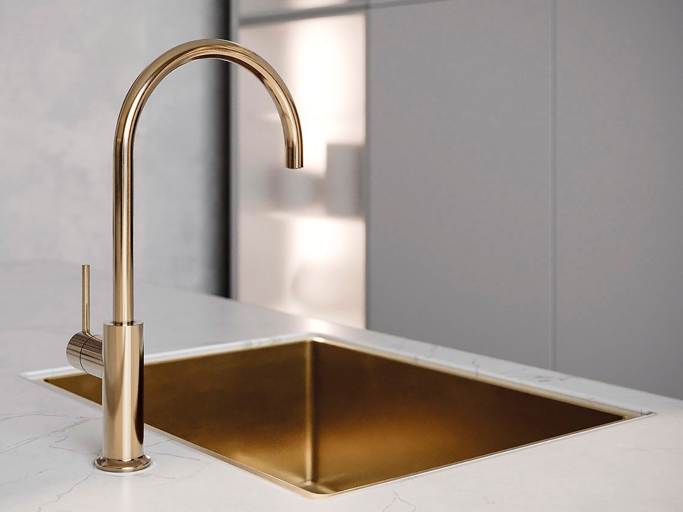 Однорычажный кухонный смеситель с поворотным изливом GUGLIELMI RUBINETTERIE Sprint ARCH-00011263 - Вид №2