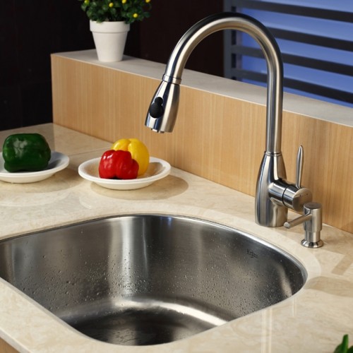 KBU10 Мойка кухонная прямоугольная Krausru  - Вид №9