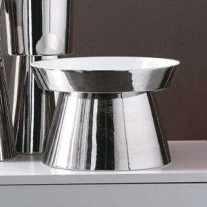 Q178/2X114 Giravolta - C ваза Adriani e Rossi Платина