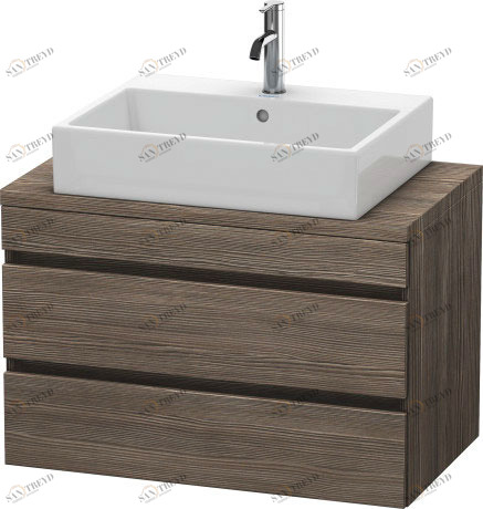 DS530705151 DuraStyle Тумбочка для компактной консоли Сосна коричневая, декор Duravit