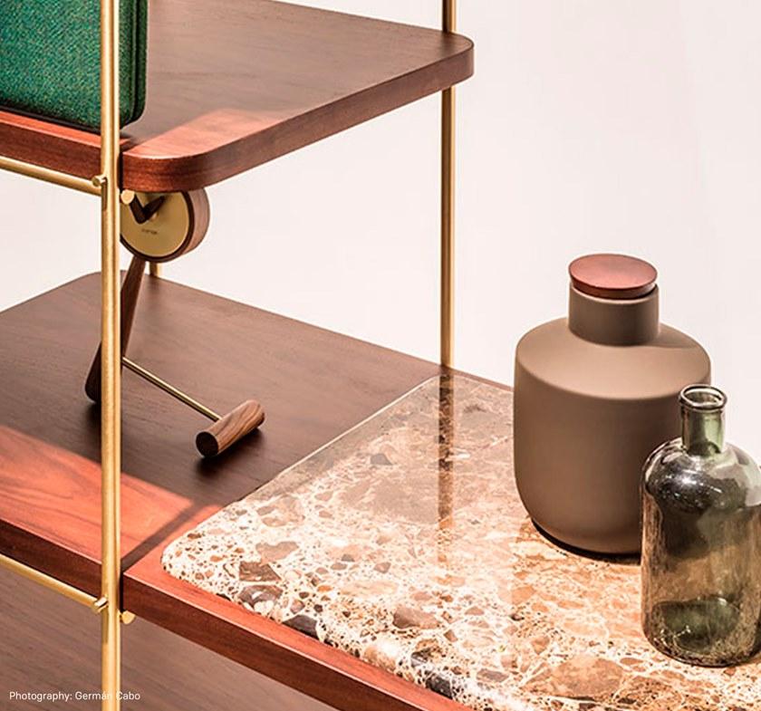 Momocca Модульный двухсторонний книжный шкаф Julia Je05 - Вид №7