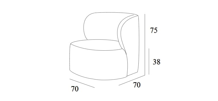 Вращающееся кресло с подлокотниками Collett & Victor Fritz ARCH-00102600 - Вид №2