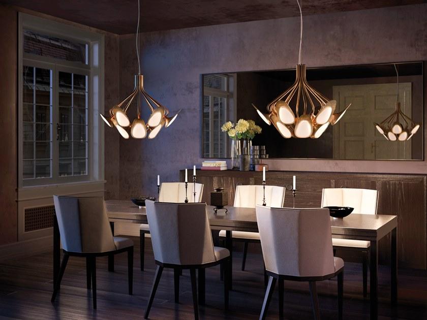 KUNDALINI Металлический светодиодный подвесной светильник sun-id-1355340 - Вид №1