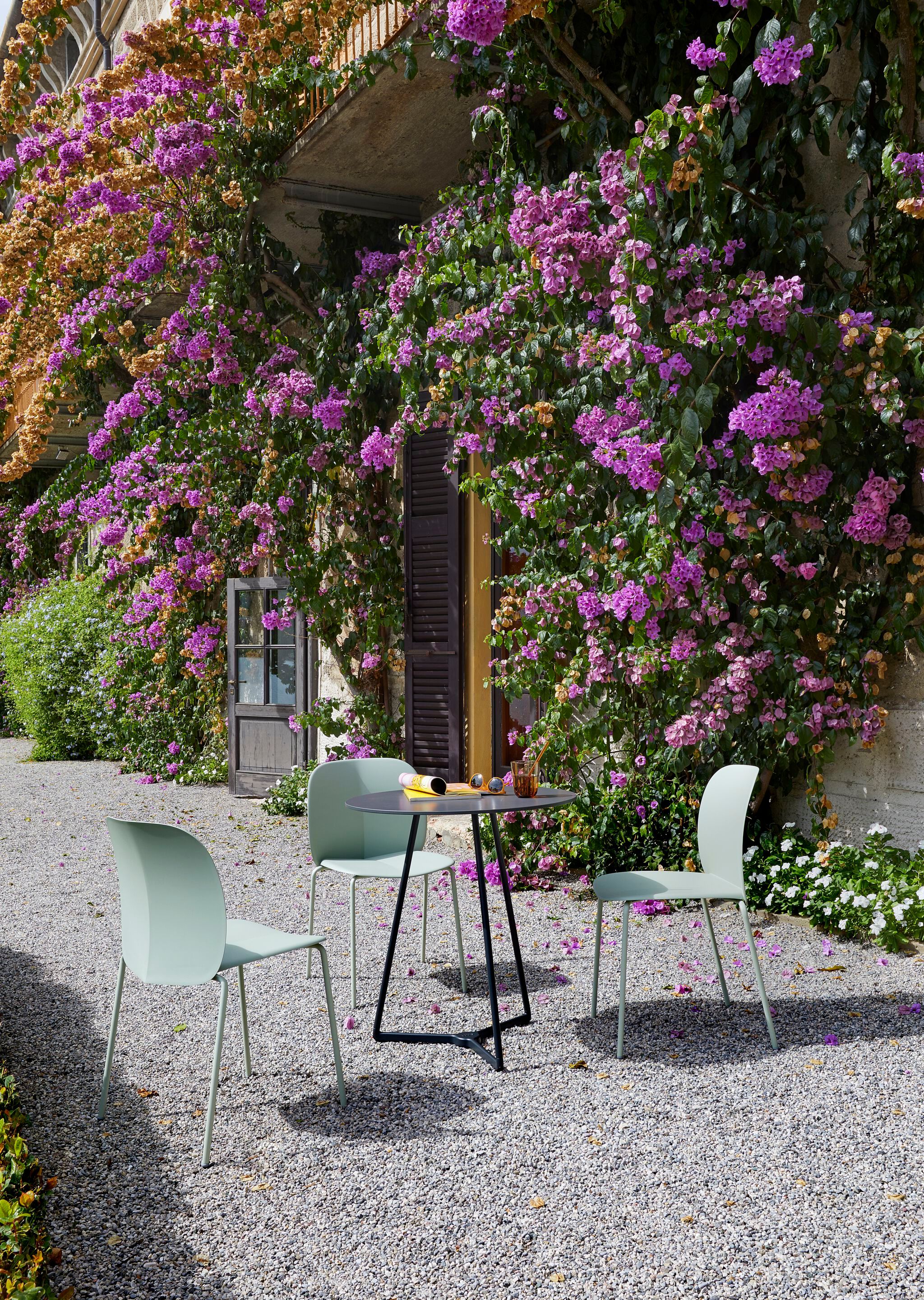 Рециркулированный пластиковый стул с металлическими ножками S-CAB Mentha ARCH-00141458 - Вид №13