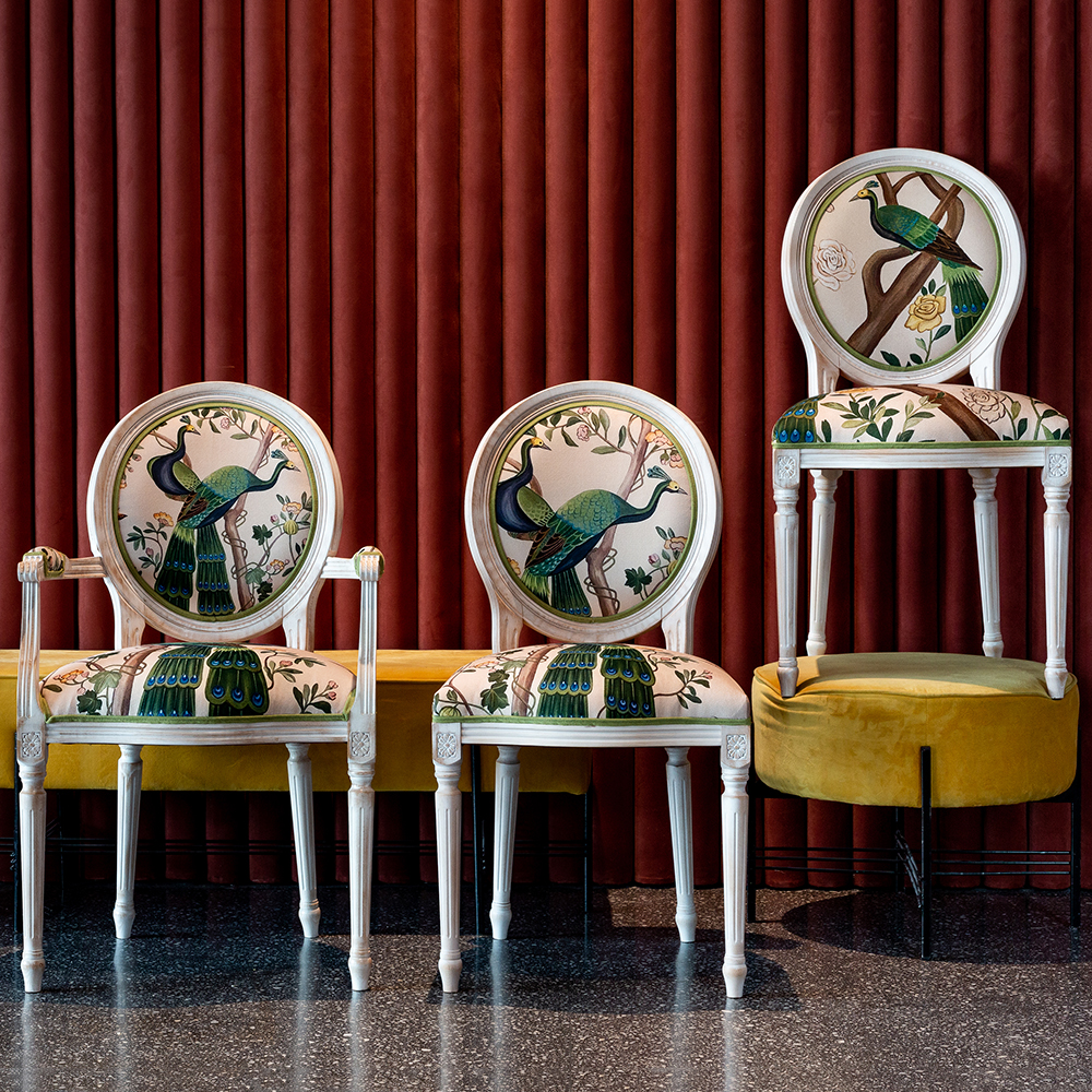 21060742 Стул «Индокитайский зелёный павлин» (версия 2) Object Desire  - Вид №10