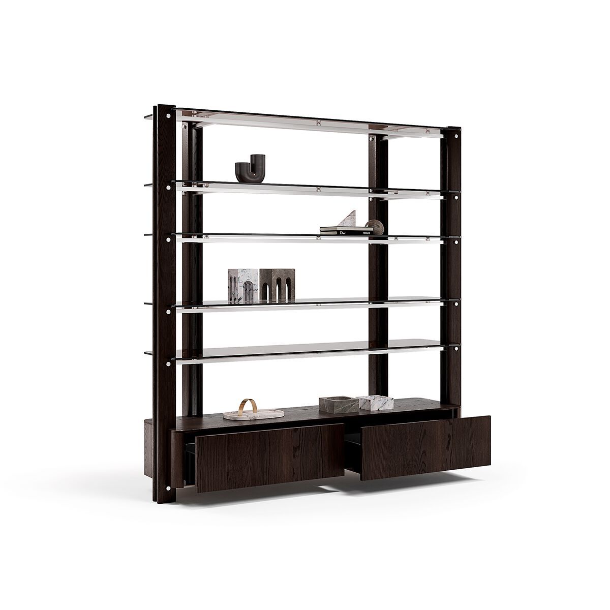 Деревянный двухсторонний книжный шкаф Capital Collection Diesis ARCH-00066794 - Вид №27