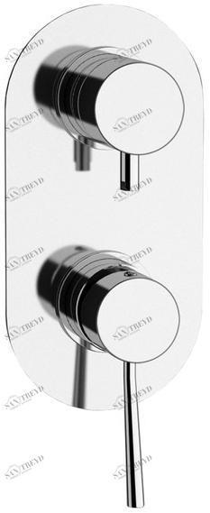 Remer Rubinetterie Смеситель для душа с переключателем и тарелкой Minimal N 92