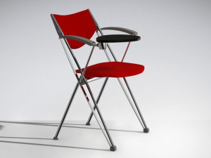 Складной стул для конференций с откидывающейся крышкой