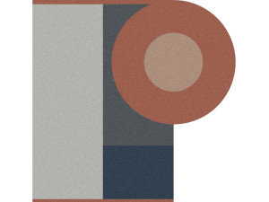 Ковер для ванной с геометрическим рисунком