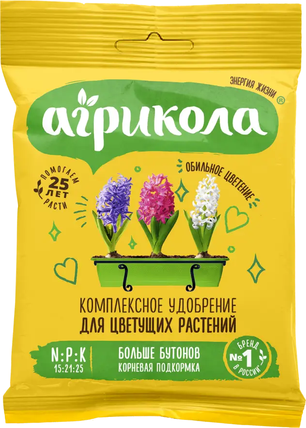 АГРИКОЛА Удобрение для цветущих растений - пышное цветение и здоровый рост 82796339